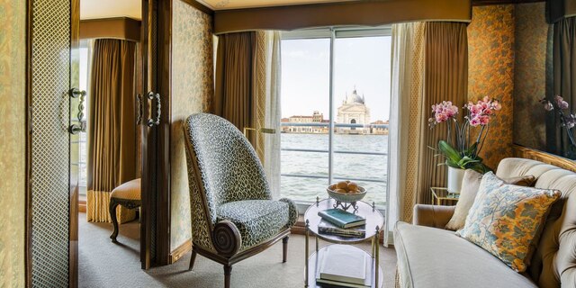 The S.S. La Venezia sails throughout Venice and stops at key spots. The ship is operated by 42 Uniworld employees. (Uniworld Boutique River Cruises)